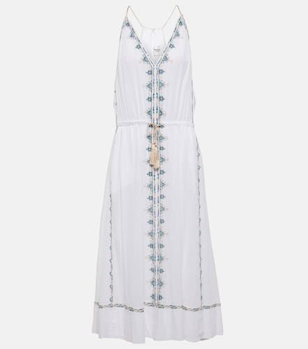 Siana embroidered cotton midi dress - Marant Etoile - Modalova