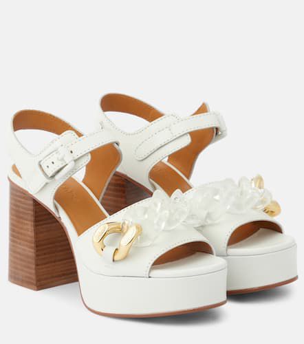 See By ChloÃ© Monyca leather platform sandals - See By Chloe - Modalova