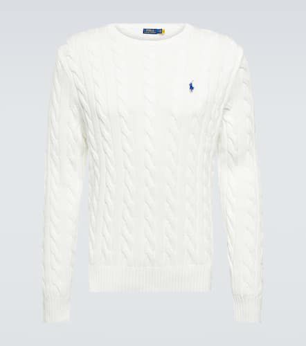 Ralph Lauren White Knit Sweater for Men Modalova