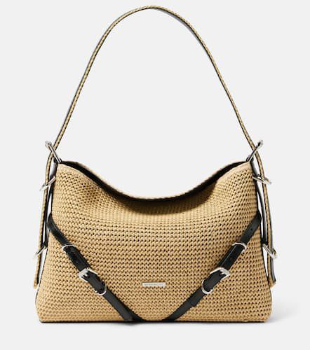 Plage Voyou Medium raffia shoulder bag - Givenchy - Modalova