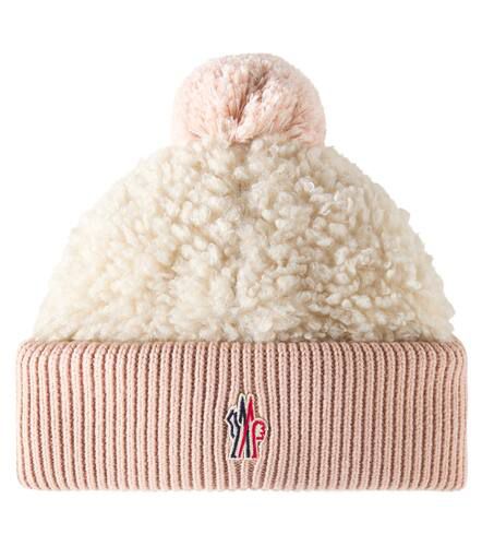 Gorro de felpa con lana - Moncler Grenoble Enfant - Modalova