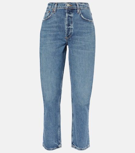 High-Rise Cropped Straight Jeans Riley - Agolde - Modalova