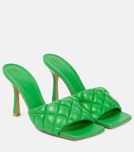 Padded 90 leather sandals - Bottega Veneta - Modalova