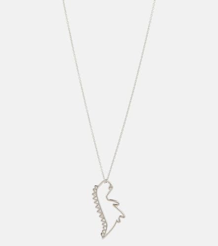 Collana Dino in oro bianco 9kt - Aliita - Modalova