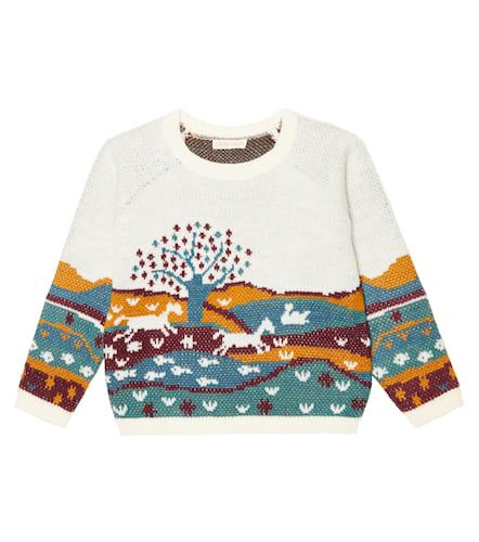 Jacquard wool-blend sweater - Louise Misha - Modalova