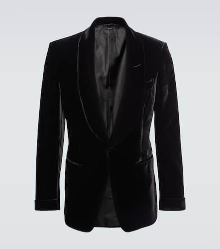 Tom Ford Blazer Shelton aus Samt - Tom Ford - Modalova