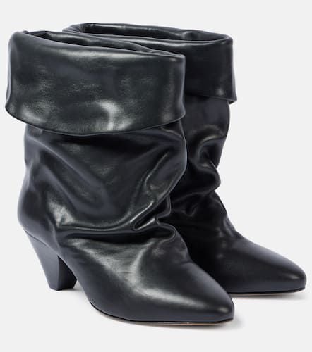 Ryska leather ankle boots - Isabel Marant - Modalova