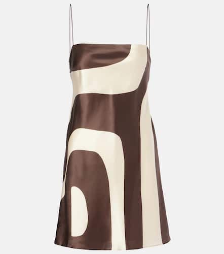 SIR Freddie printed silk minidress - SIR - Modalova