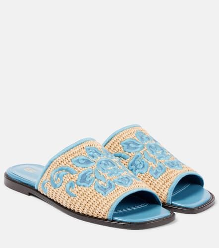 Etro Sandali espadrillas in pelle - Etro - Modalova