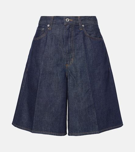 Nolan high-rise denim Bermuda shorts - Agolde - Modalova