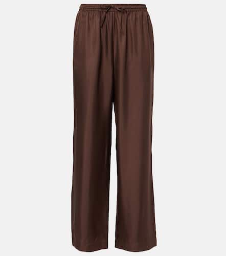 Aurelia high-rise crêpe wide-leg pants - Asceno - Modalova