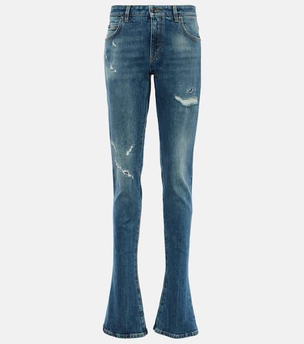 Jeans flared de tiro alto - Dolce&Gabbana - Modalova