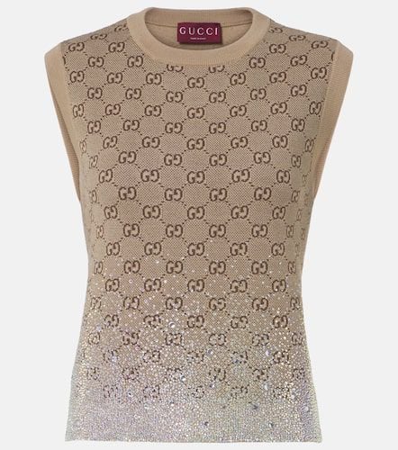 Jersey de mezcla de lana con GG - Gucci - Modalova