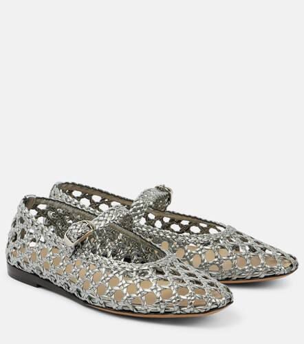 Le Monde Béryl Mary-Jane-Ballerinas aus Metallic-Leder - Le Monde Beryl - Modalova