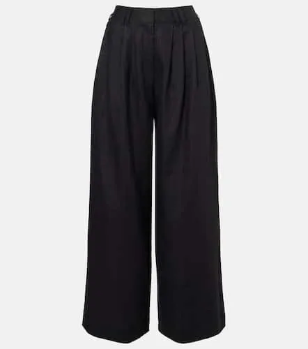 Parker high-rise linen wide-leg pants - Posse - Modalova
