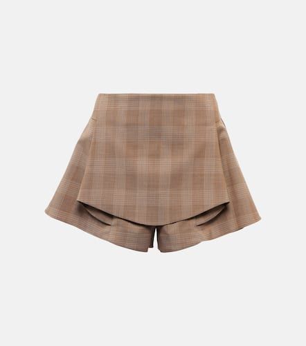 Givenchy Checked wool-blend shorts - Givenchy - Modalova