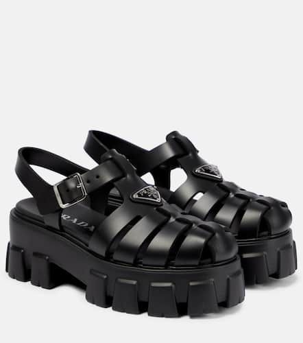 Monolith rubber platform sandals - Prada - Modalova