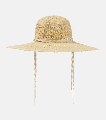 Blanche raffia sun hat - Maison Michel - Modalova