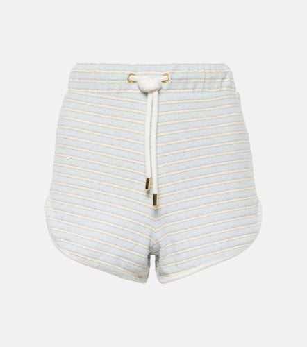 Terry striped cotton blend shorts - Nina Ricci - Modalova