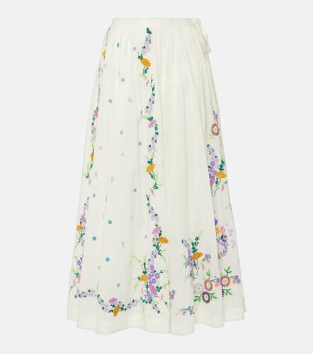 AlÃ©mais Willa embroidered cotton maxi skirt - Alemais - Modalova