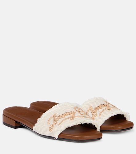 Sandalias Joa de lona bordadas - Jimmy Choo - Modalova