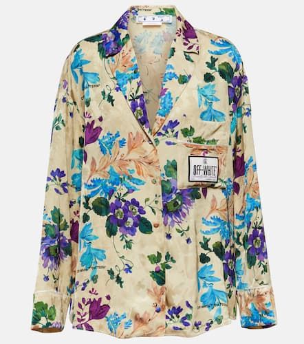 Off-White Bedrucktes Pyjamahemd - Off-White - Modalova