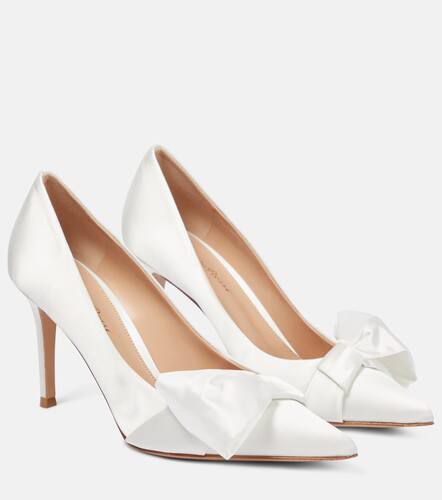 Safira bow-trimmed pumps - Gianvito Rossi - Modalova