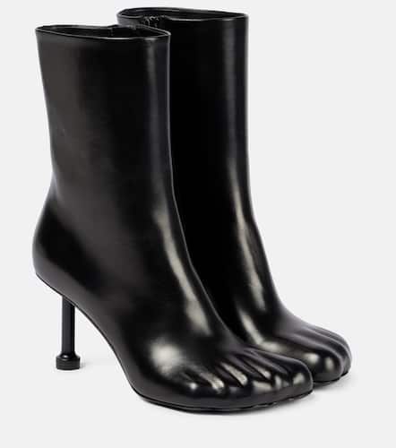 Fetish leather ankle boots - Balenciaga - Modalova