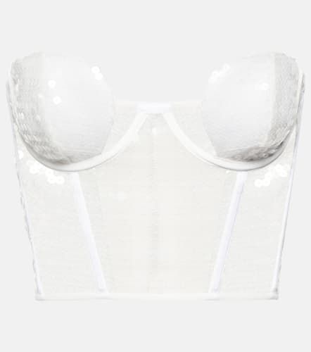 Bridal sequined bustier - Nensi Dojaka - Modalova