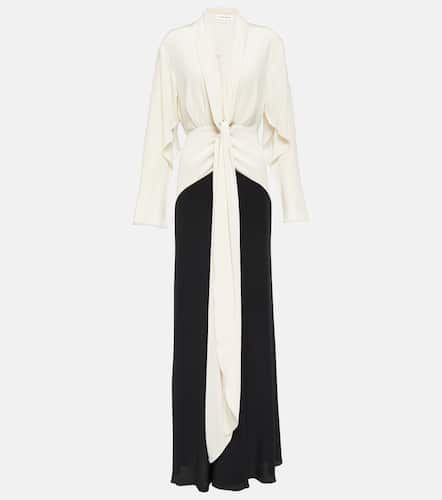 Tie-detail silk gown - Victoria Beckham - Modalova