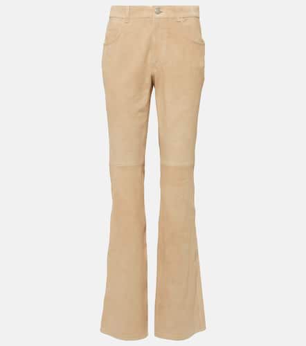 Chloé Mid-Rise-Hose aus Veloursleder - Chloe - Modalova