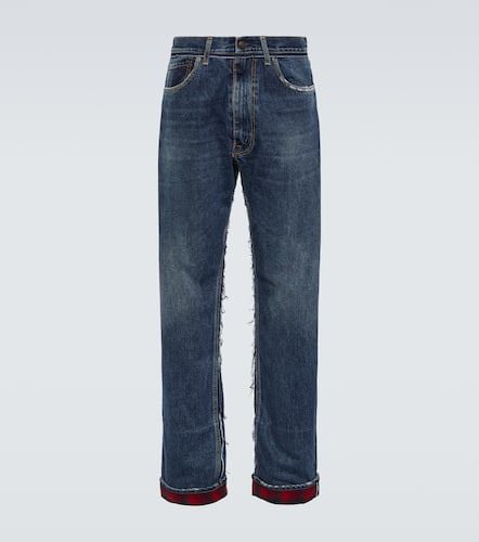 X Pendleton distressed straight jeans - Maison Margiela - Modalova