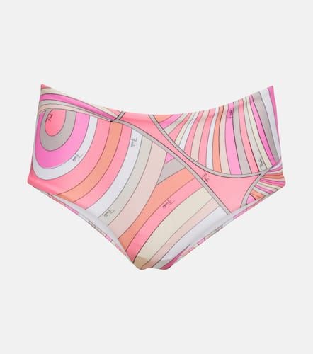 Printed mid-rise bikini bottoms - Pucci - Modalova