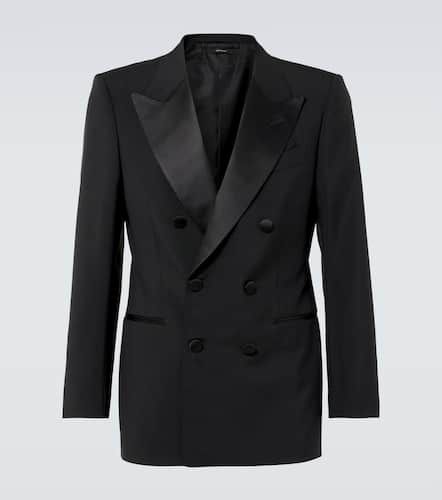 Tom Ford Blazer da smoking in lana - Tom Ford - Modalova