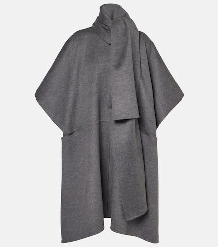 Toteme Double scarf wool coat - Toteme - Modalova
