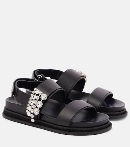 Sandalen Verity aus Leder mit Kristallen - Jimmy Choo - Modalova