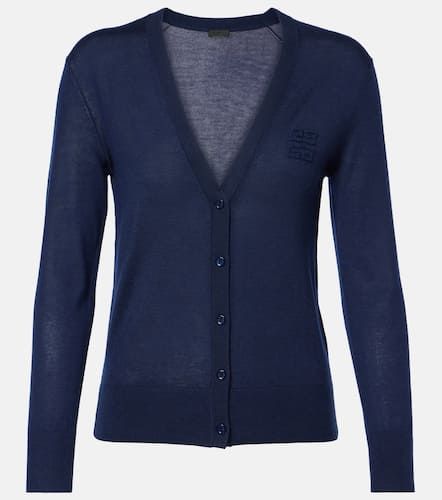 Cardigan 4G in cashmere e seta - Givenchy - Modalova