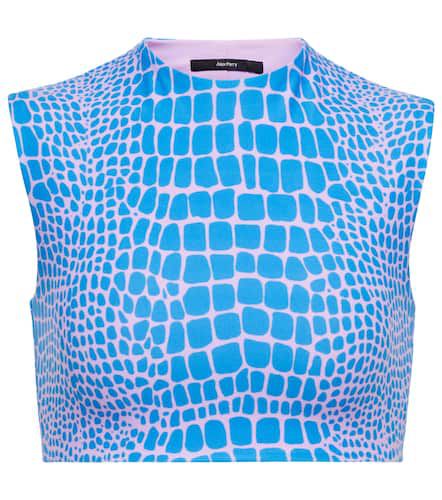 Alex Perry Caine printed crop top - Alex Perry - Modalova