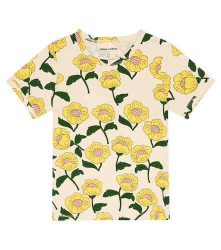 Camiseta en mezcla de algodón floral - Mini Rodini - Modalova