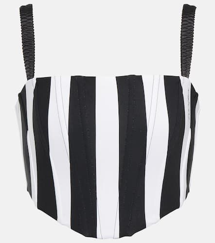 Top a corsetto Portofino a righe - Dolce&Gabbana - Modalova