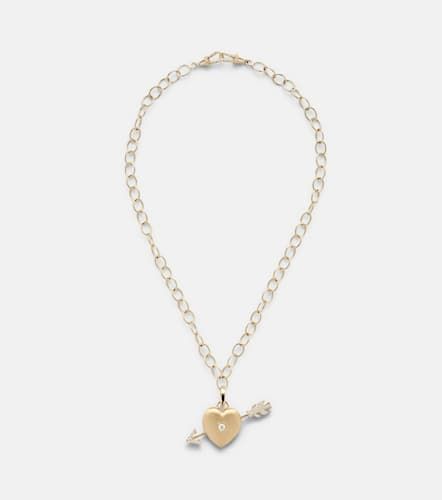 Rosa 18kt necklace with diamonds - Marie Lichtenberg - Modalova