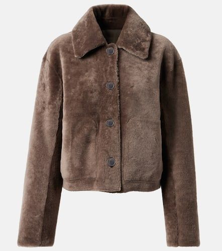 Reversible shearling and leather jacket - Joseph - Modalova