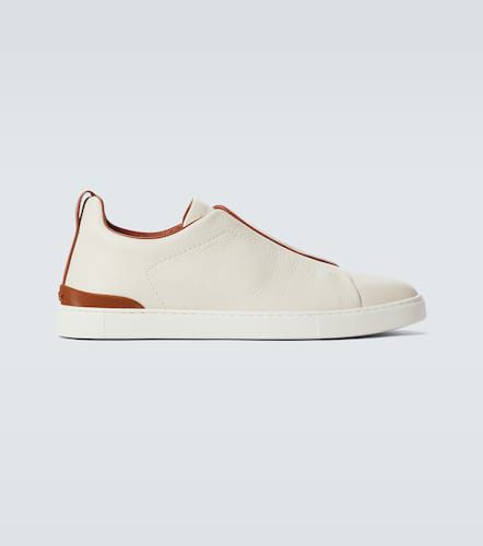 Sneakers Triple Stitch aus Leder - Zegna - Modalova