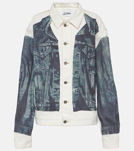 Tattoo denim jacket - Jean Paul Gaultier - Modalova