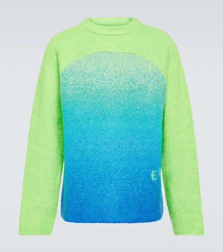 Rainbow knitted mohair-blend sweater - ERL - Modalova