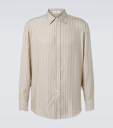 The Row Luigi striped silk shirt - The Row - Modalova