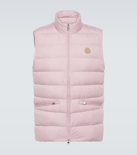 Chaleco Lechtal con paneles de plumas y ribetes - Moncler - Modalova