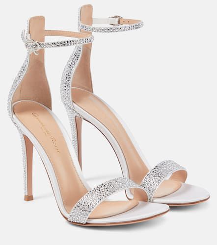 Bridal Verzierte Sandalen Glam aus Satin - Gianvito Rossi - Modalova