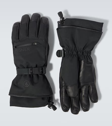 Adriano leather-trimmed ski gloves - Bogner - Modalova