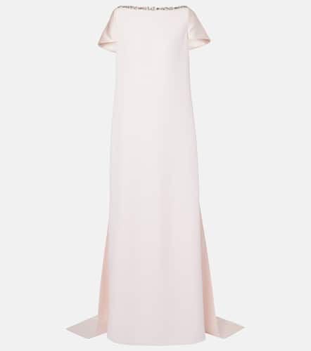 Sallie embellished crÃªpe and satin gown - Safiyaa - Modalova